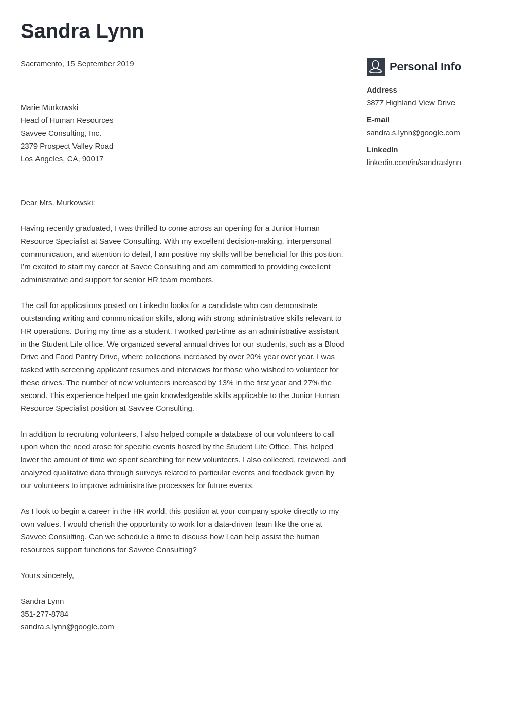cover letter examples human resources template vibes uk