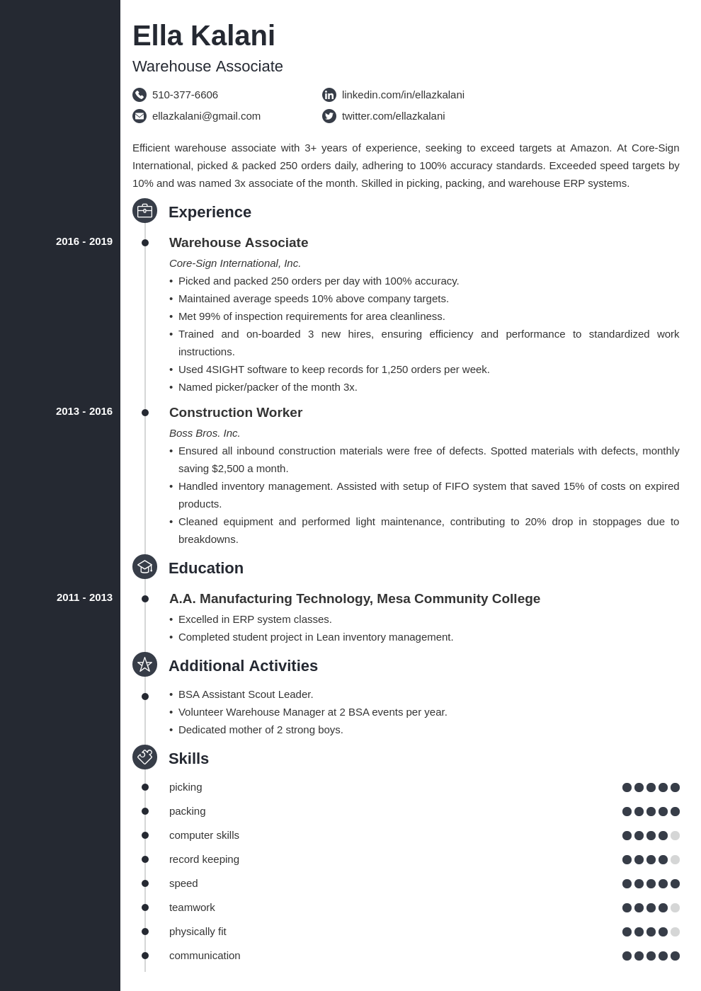 cover letter examples internal position template concept