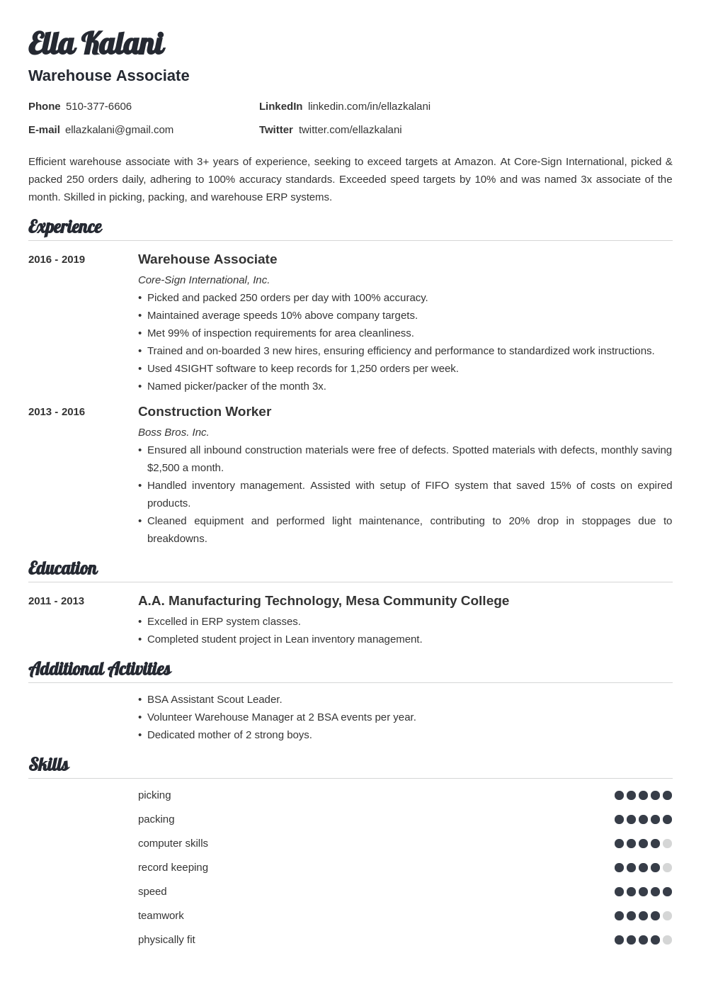 Cover Letter for Internal Position or Promotion Examples