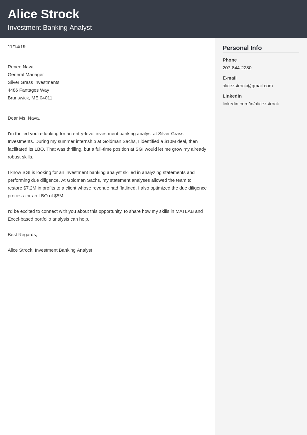 cover letter examples investment banking template cubic uk