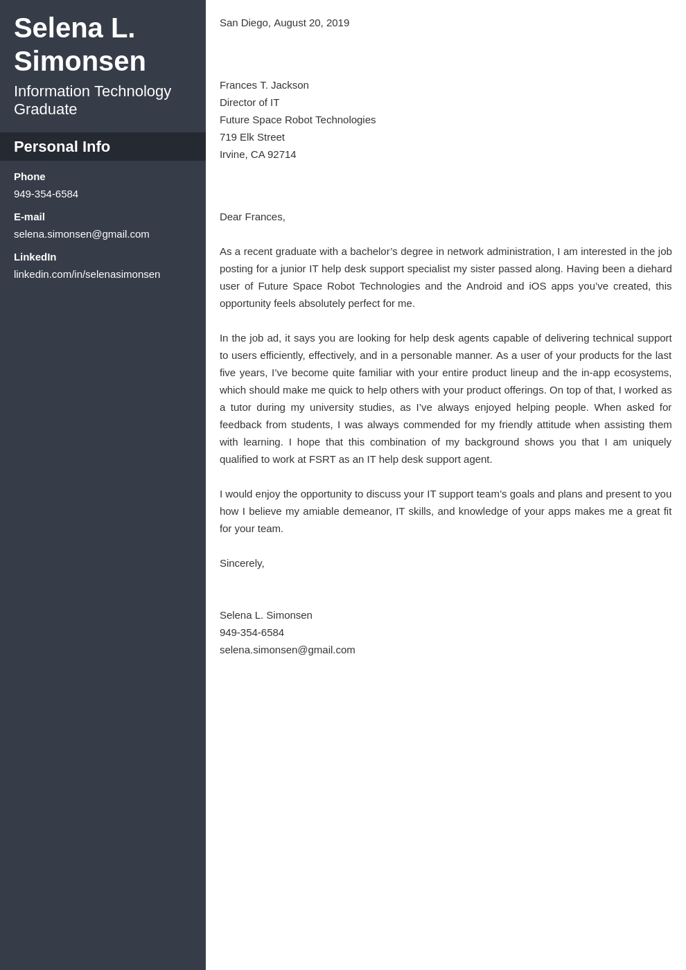 cover letter examples it template cascade