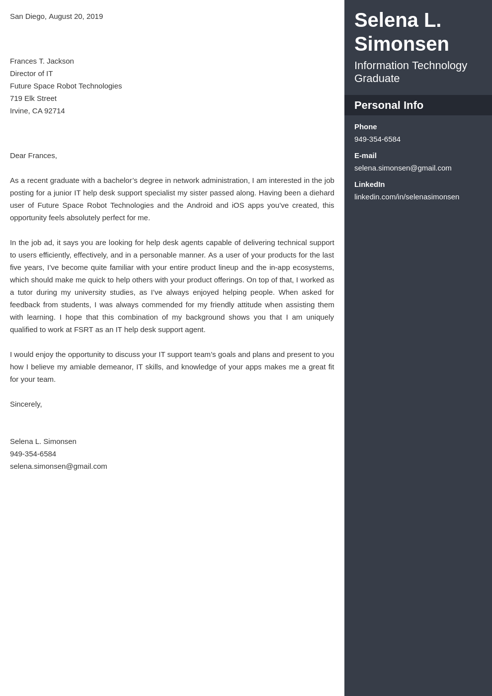 cover letter examples it template enfold