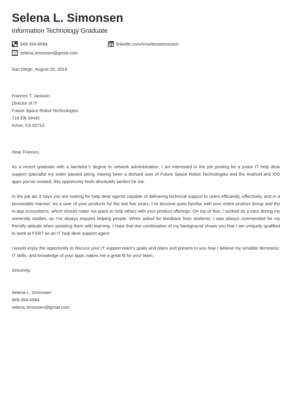 cover letter examples it template iconic uk