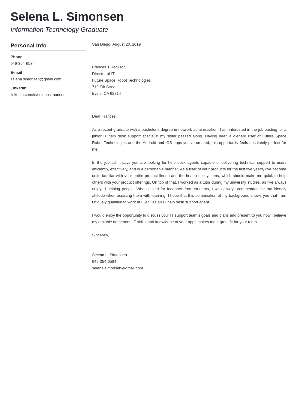 cover letter examples it template muse
