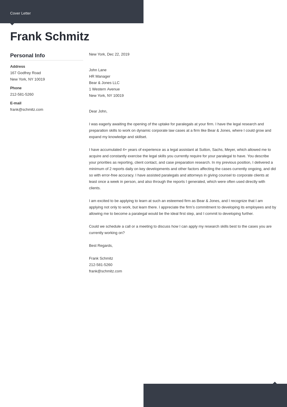 cover letter examples legal template modern
