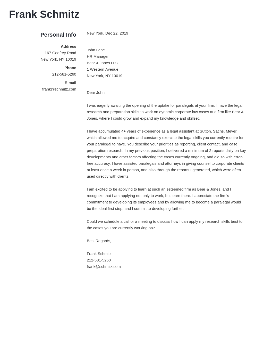 cover letter examples legal template simple