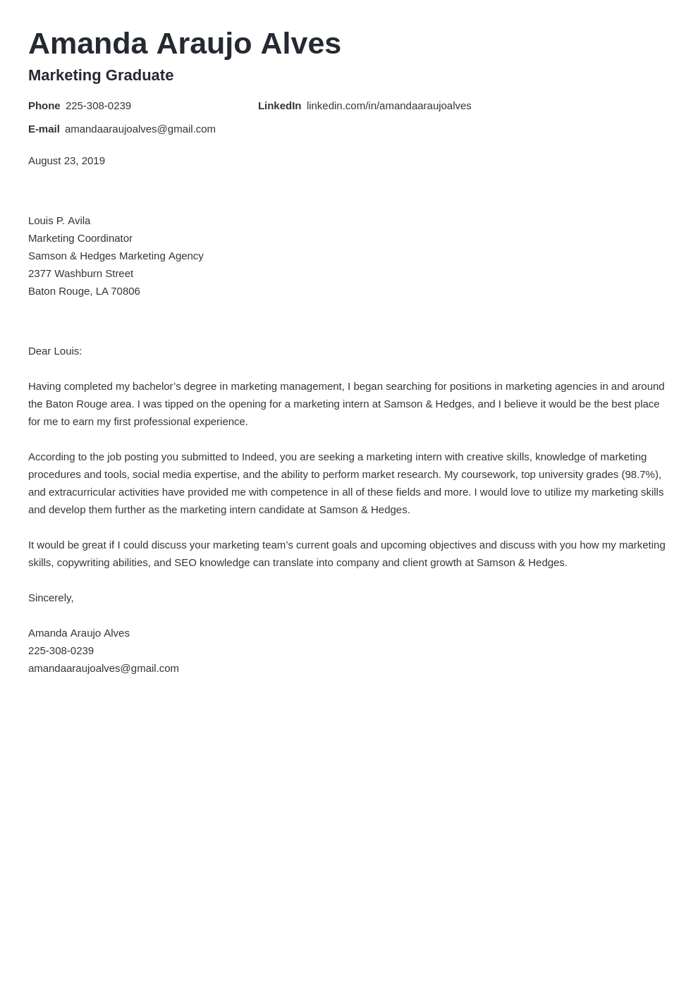 cover letter examples marketing template valera