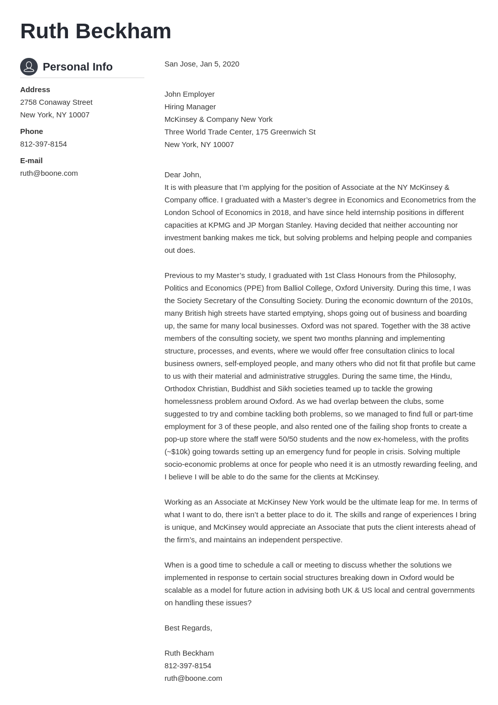 McKinsey Cover Letter: Samples & Ready-To-Use Templates