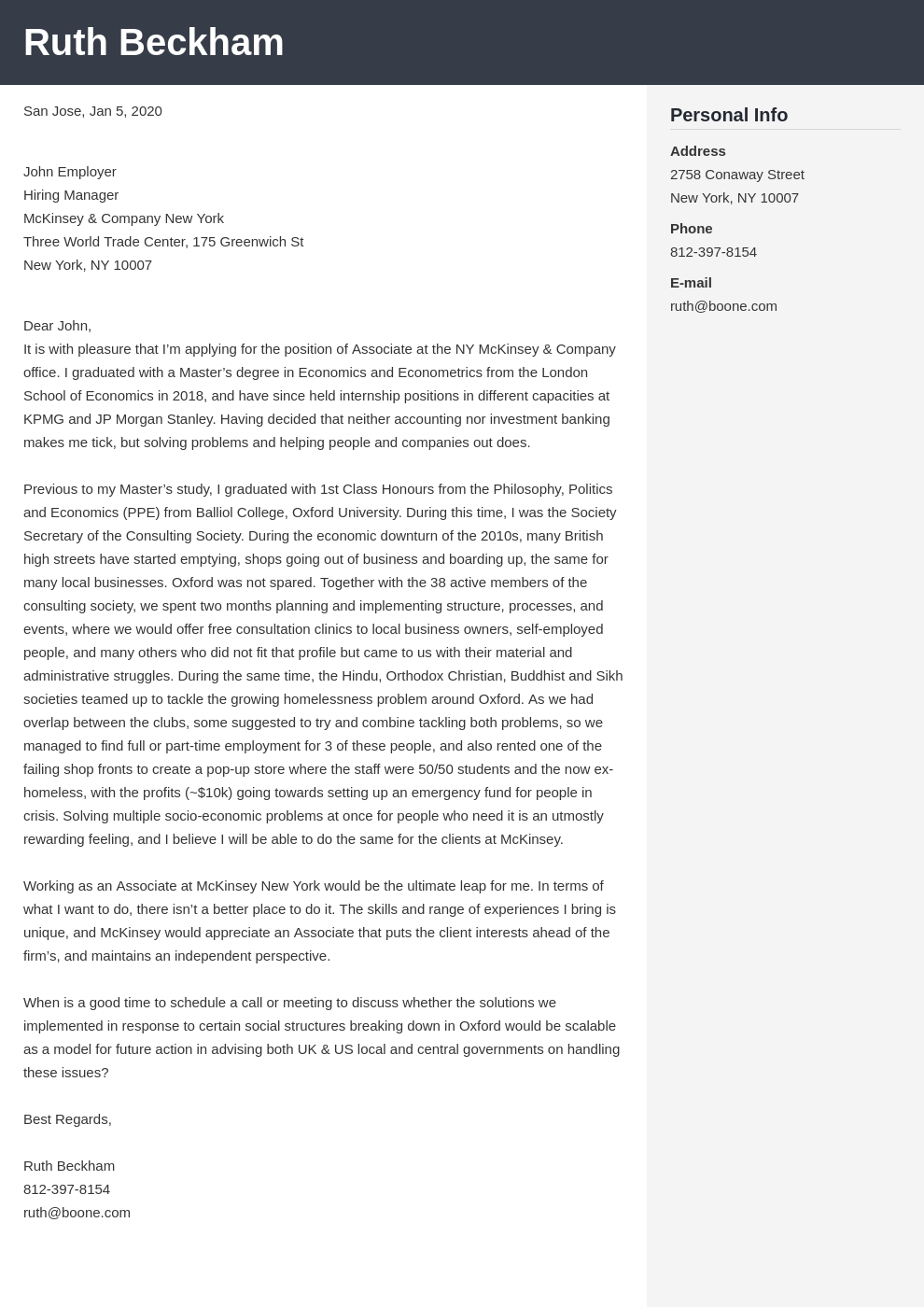 cover letter examples mckinsey template cubic uk