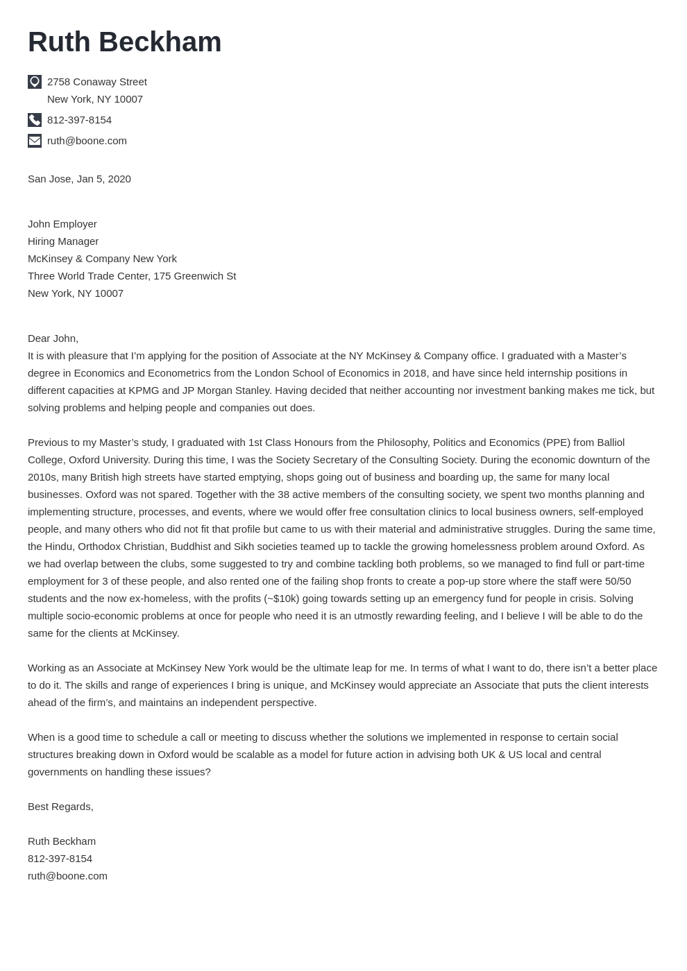 cover letter examples mckinsey template iconic