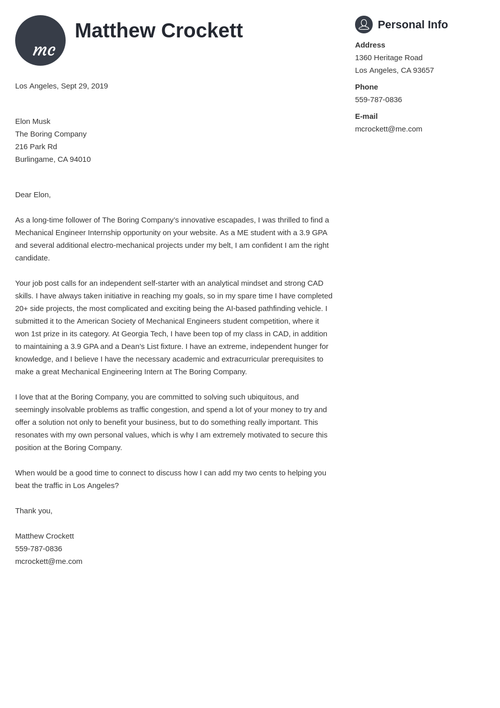 cover letter examples mechanical engineer template primo