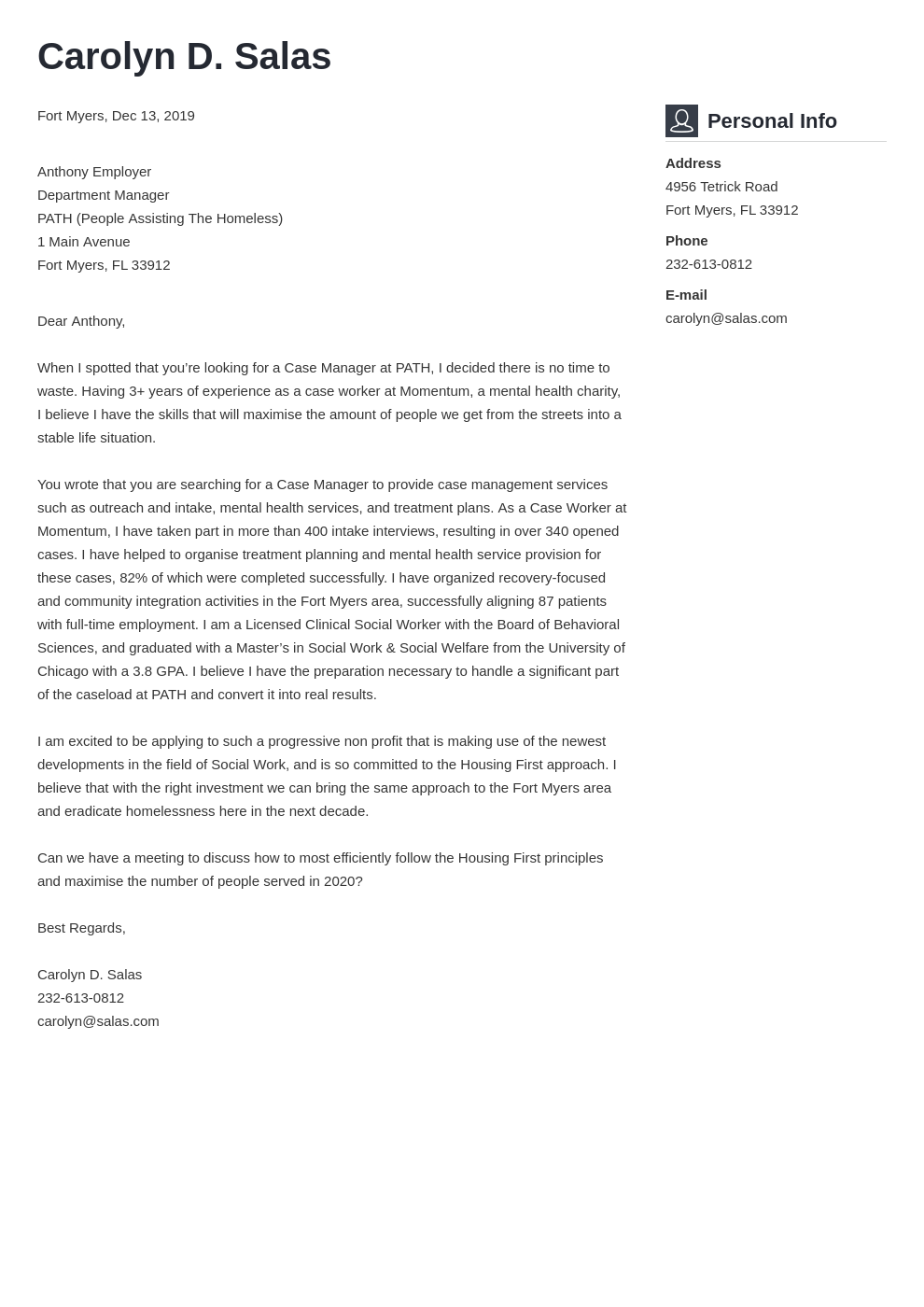 Non Profit Cover Letter: Samples for Job at Nonprofit Organization Regarding Advocacy Letter Template