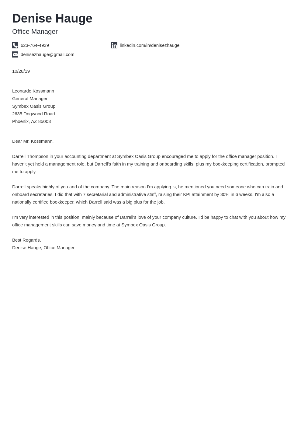 cover letter examples office manager template iconic