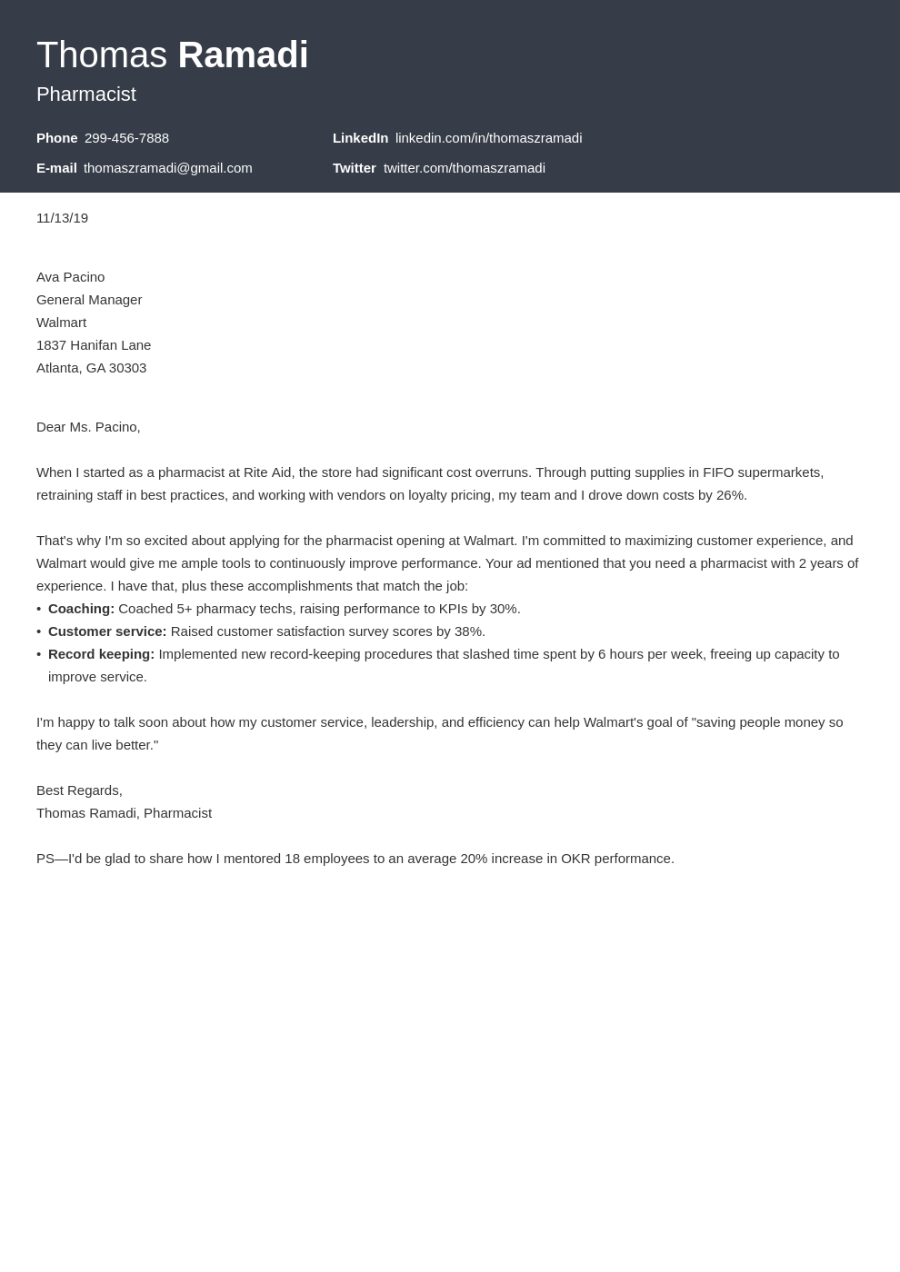 cover letter examples pharmacist template diamond uk