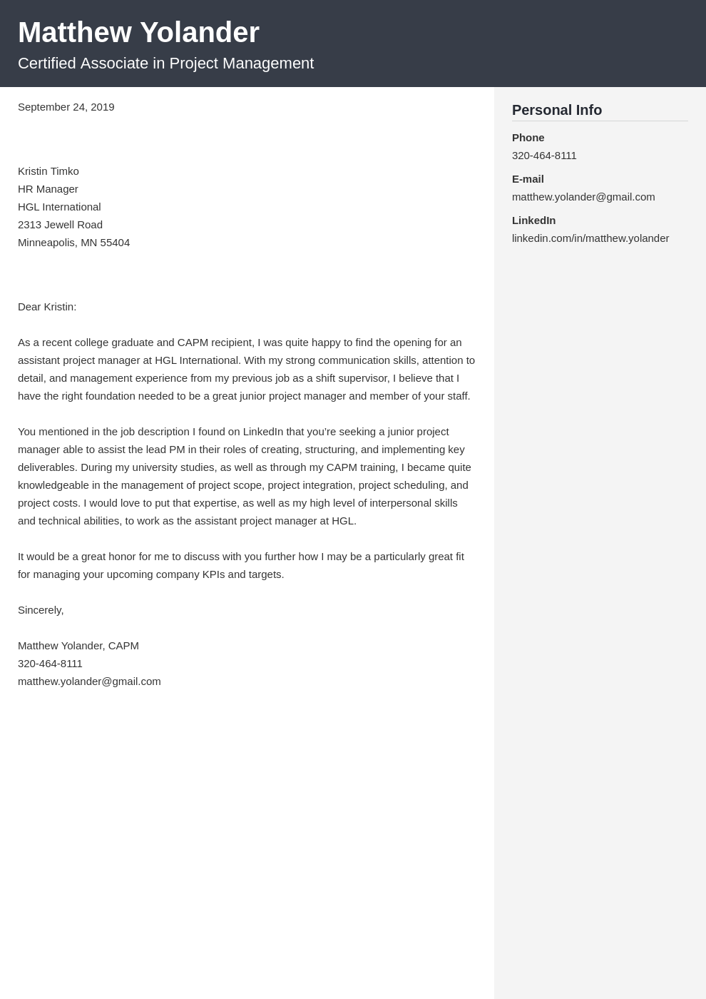cover letter examples project manager template cubic uk