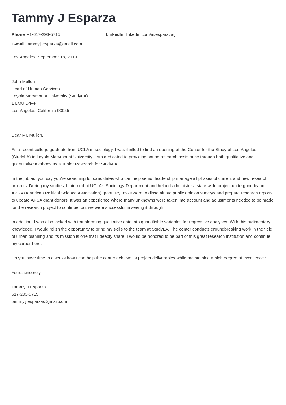 Research Assistant Cover Letter: Examples & Ready-To-Use ...