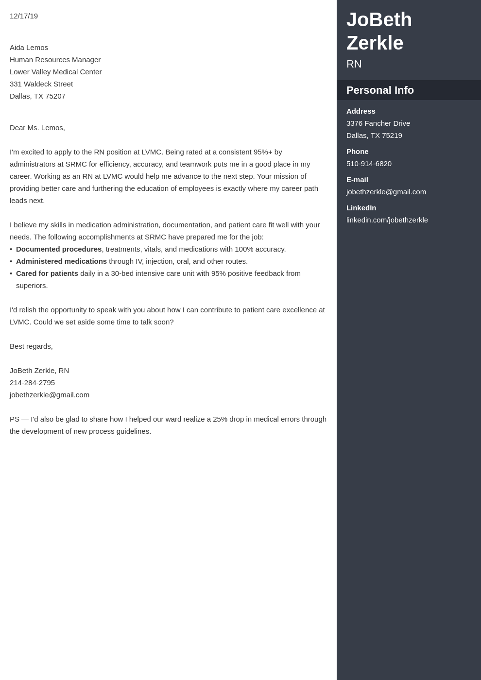 cover letter examples rn template enfold