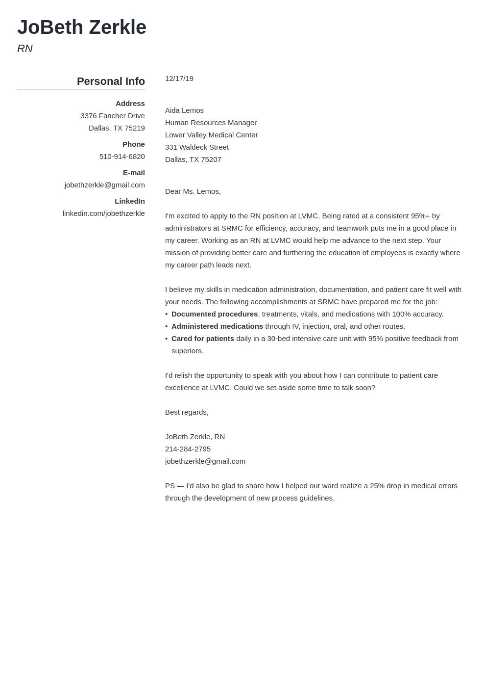 cover letter examples rn template simple