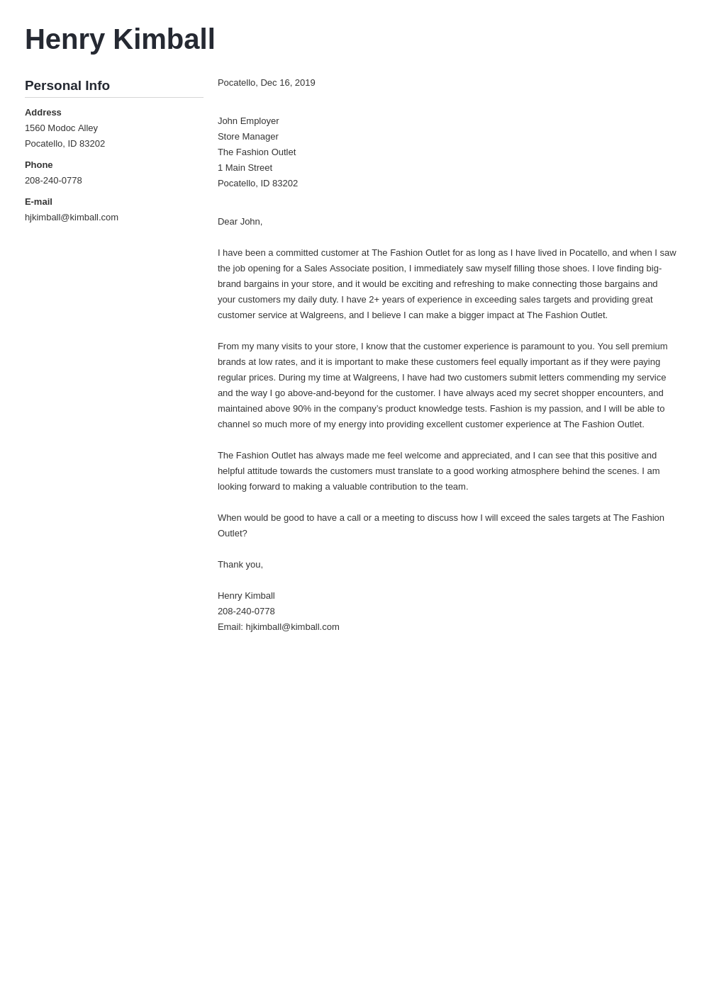Sales Associate Cover Letter Examples Templates For 2024