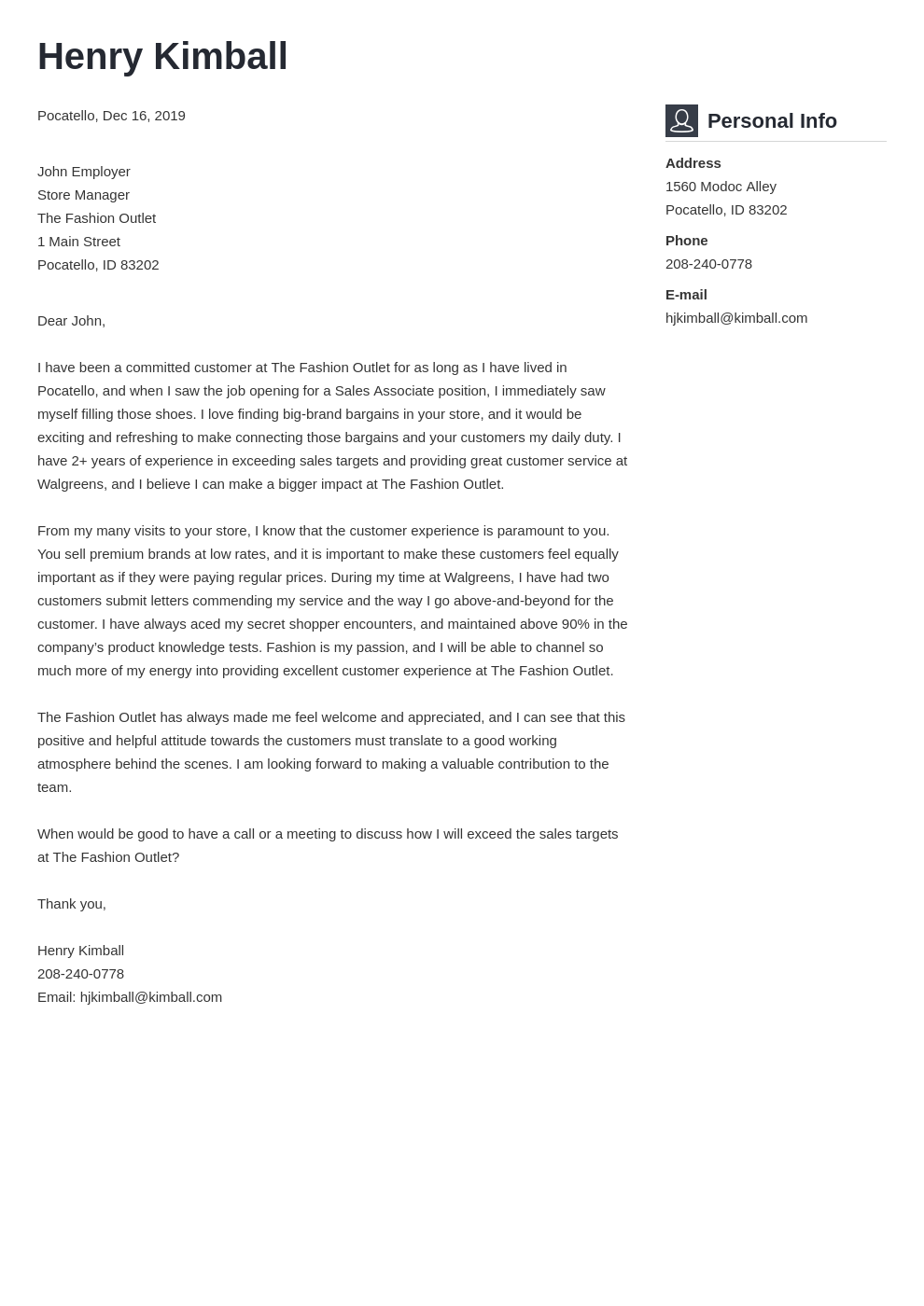 Sales Associate Cover Letter Examples Templates To Fill