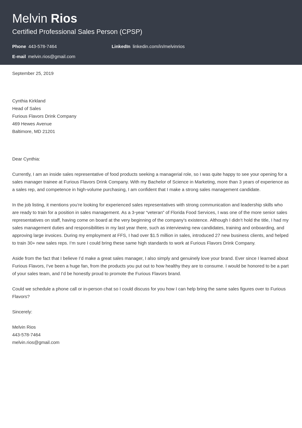 cover letter examples sales template diamond