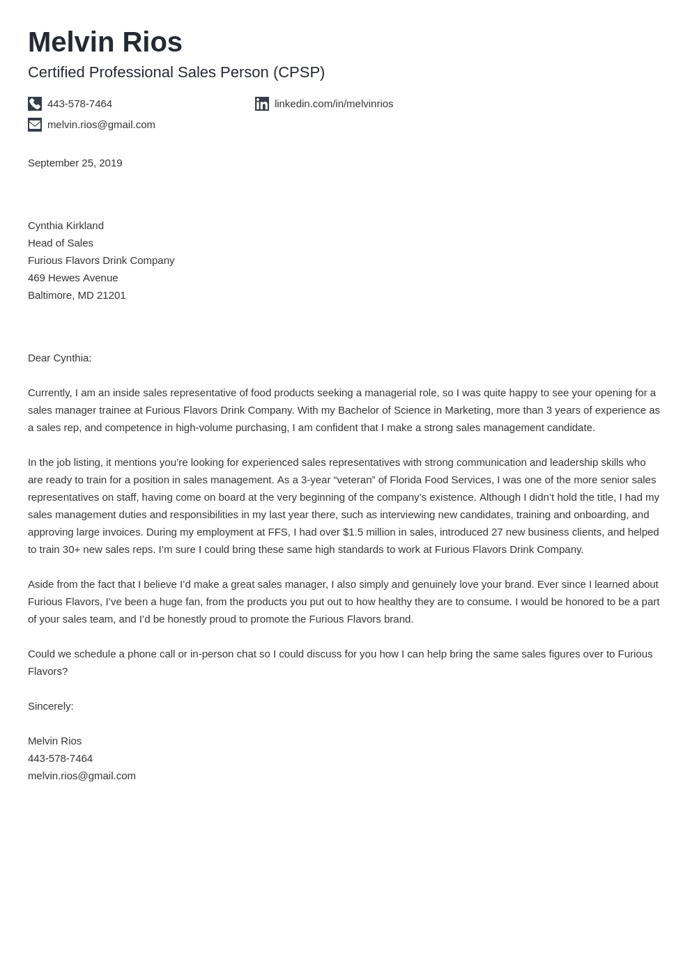cover letter examples sales template iconic