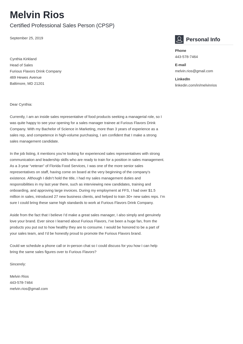 Sales Cover Letter Examples   Cover Letter Examples Sales Template Vibes Uk 