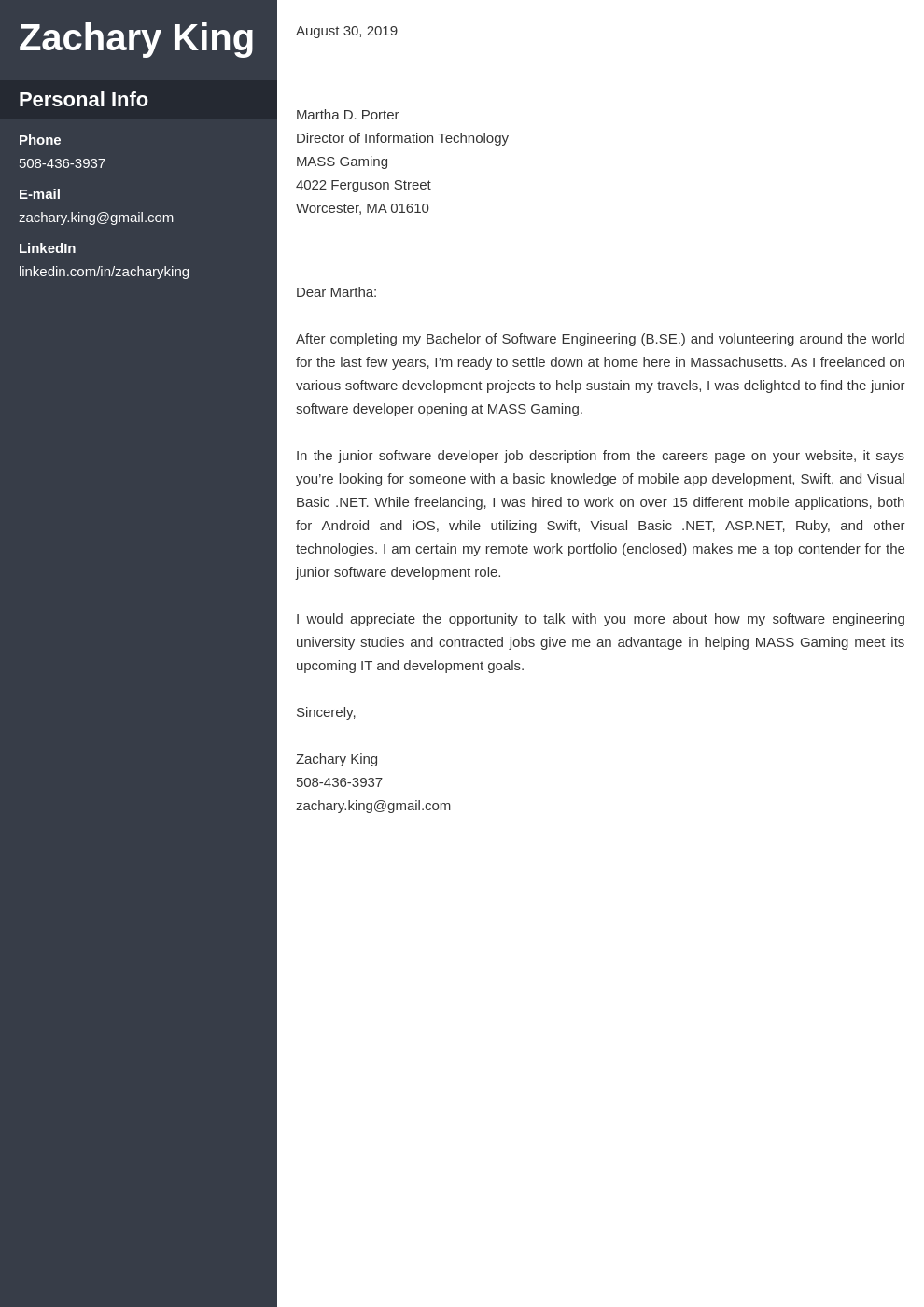 cover letter examples software engineer template cascade