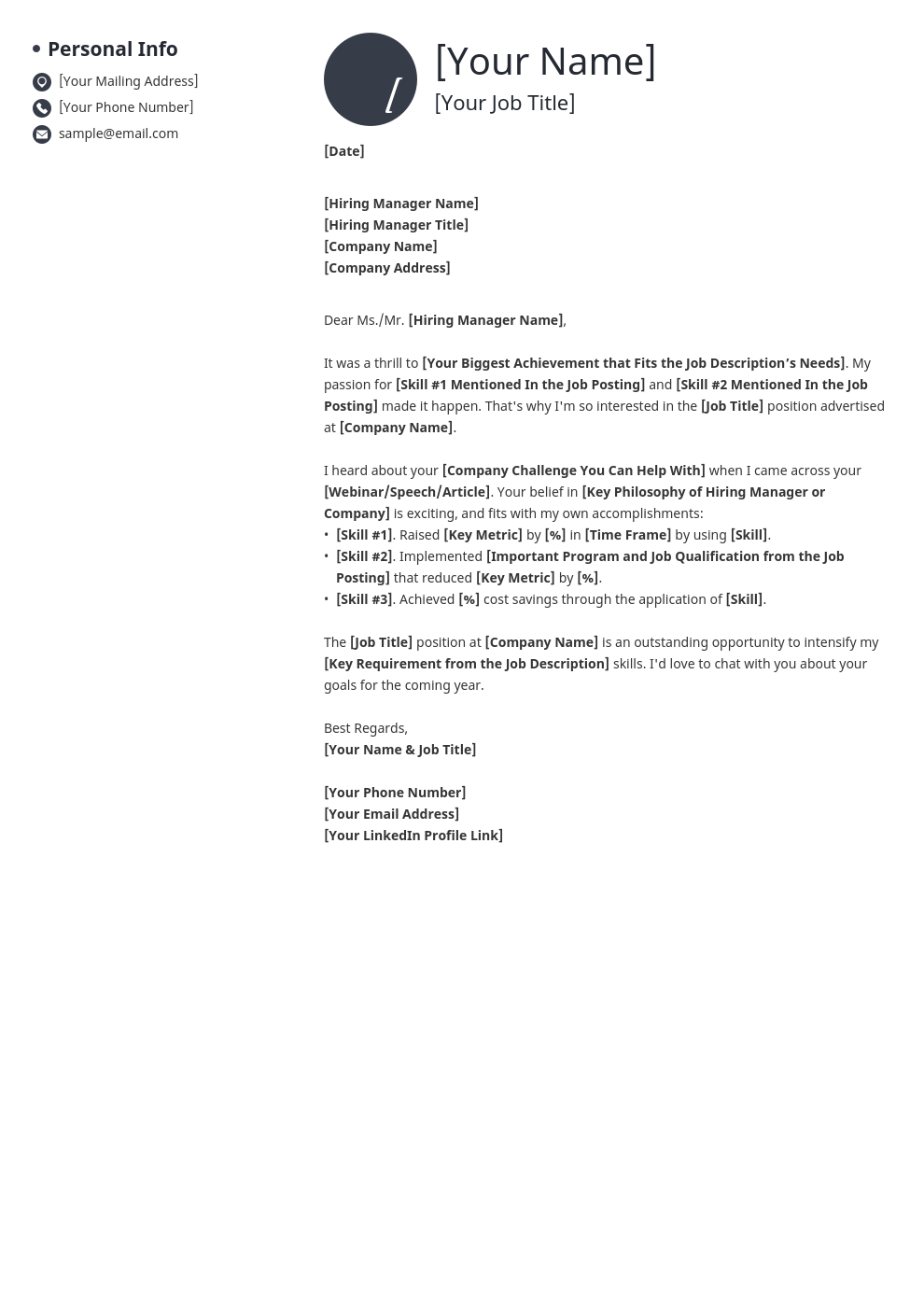 General Cover Letter That s Not Generic Free Samples 2024 