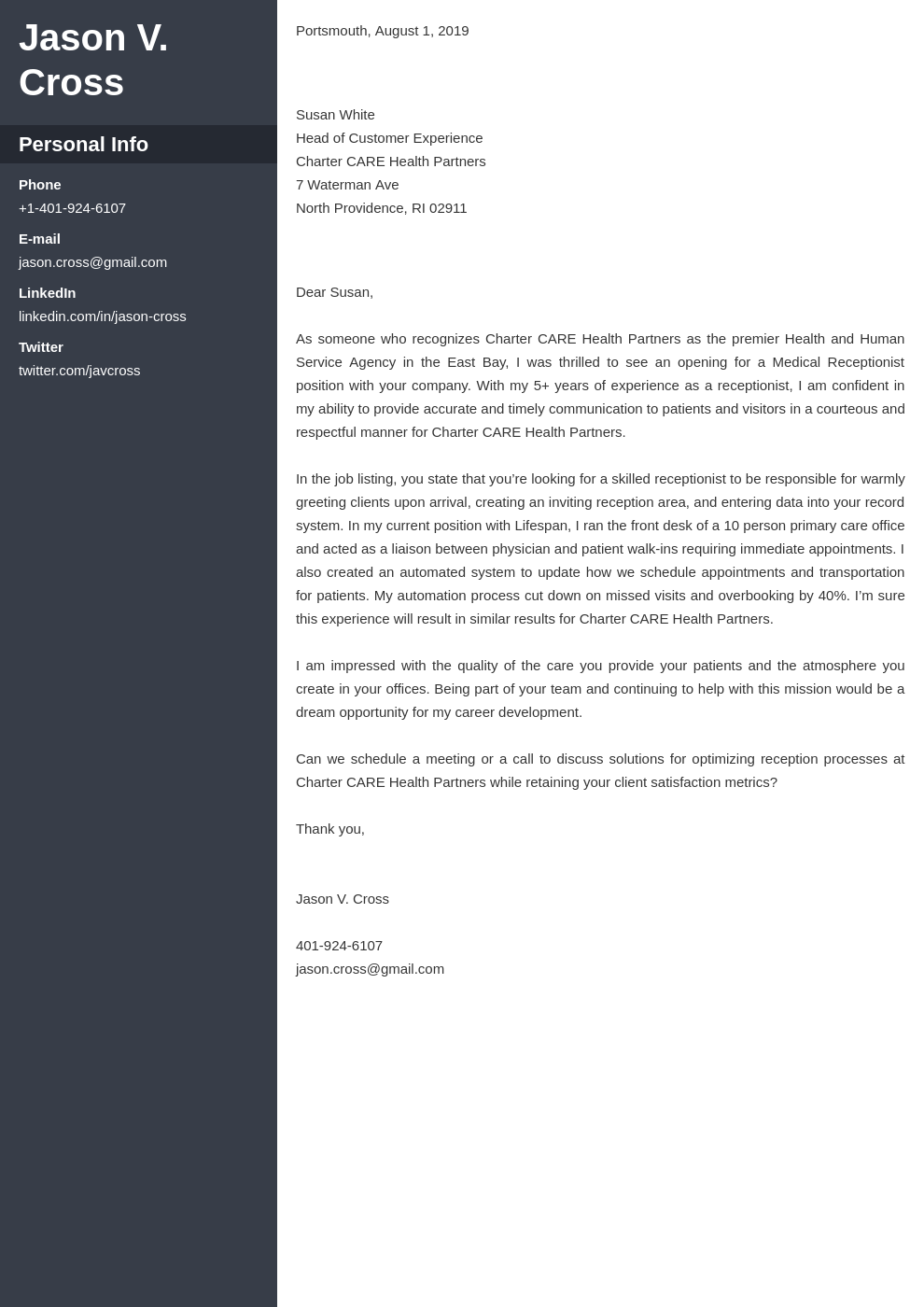 cover letter how to address template cascade