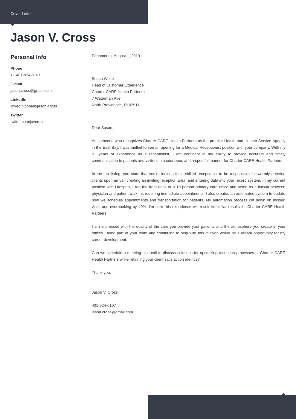 cover letter how to address template modern