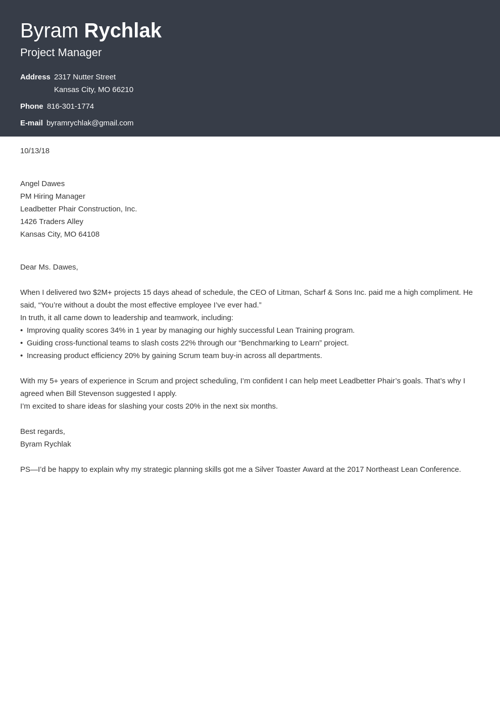 cover letter how to end template diamond