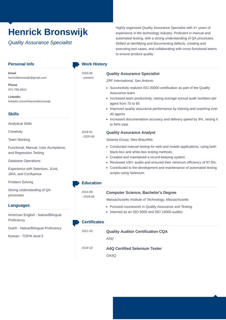 ResumeLab Modern resume design