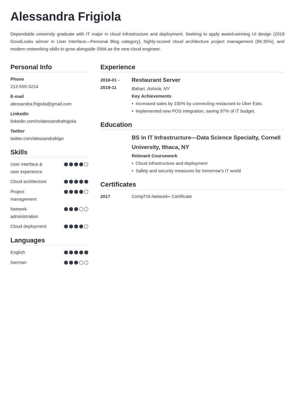 basic sample resume skills