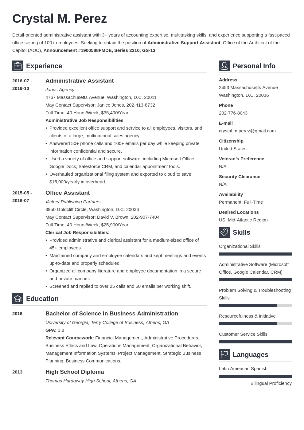 Federal Resume—Examples and 25+ Writing Tips