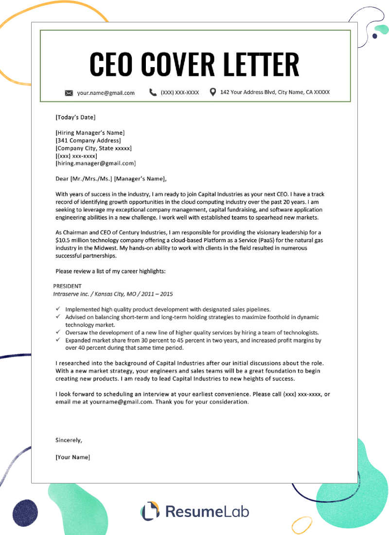 50+ Cover Letter Templates for Word [Download for Free]