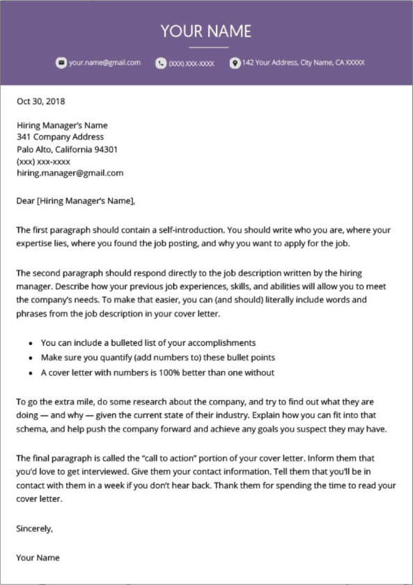 ms word cover letter templates free download