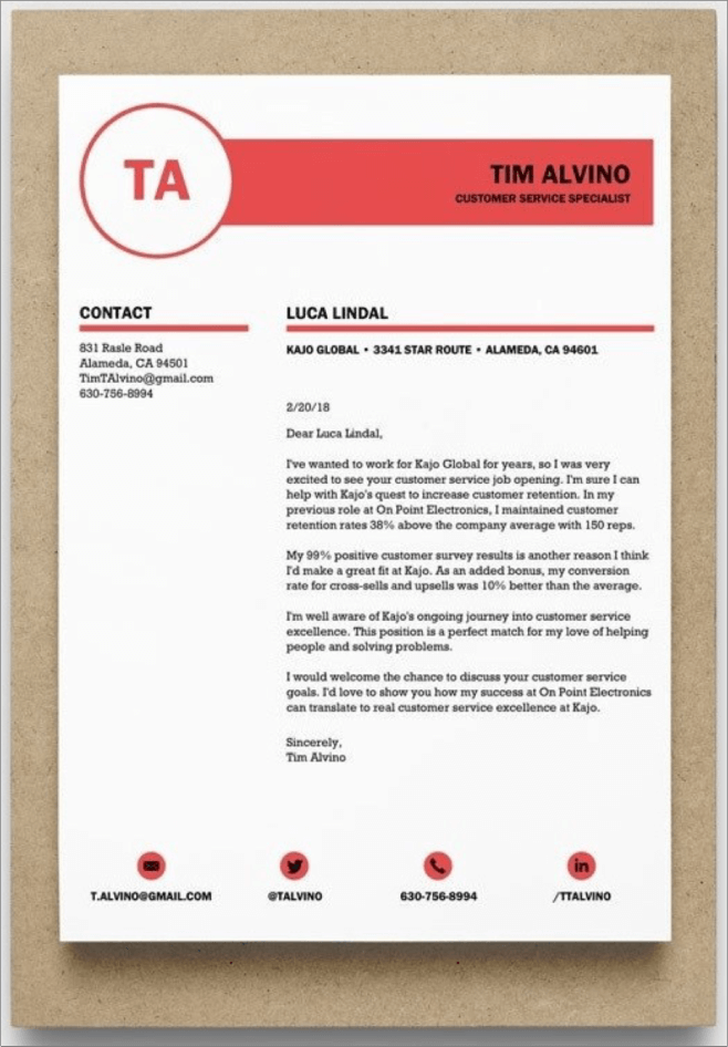 free creative cover letter templates microsoft word