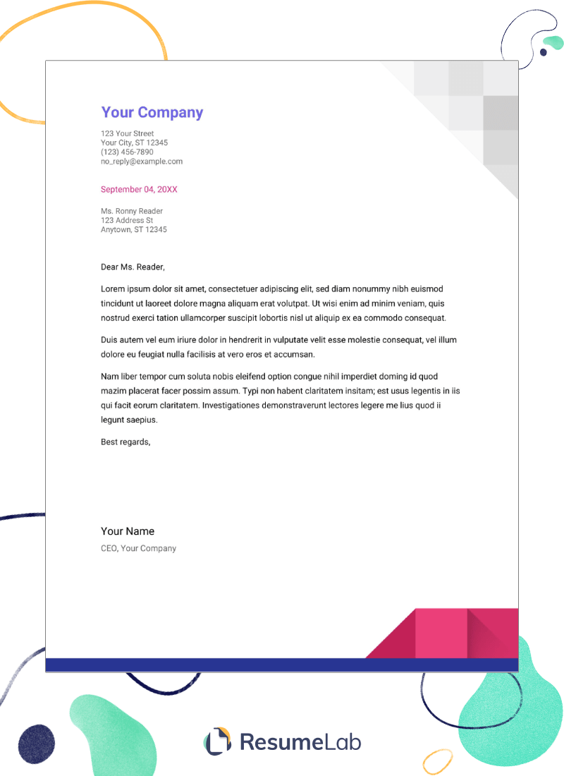 Google Docs Cover Letter Template Free Download