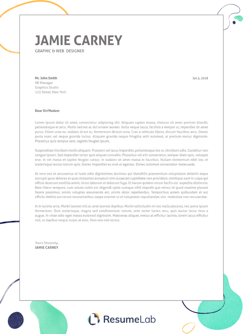 download cover letter template in microsoft word