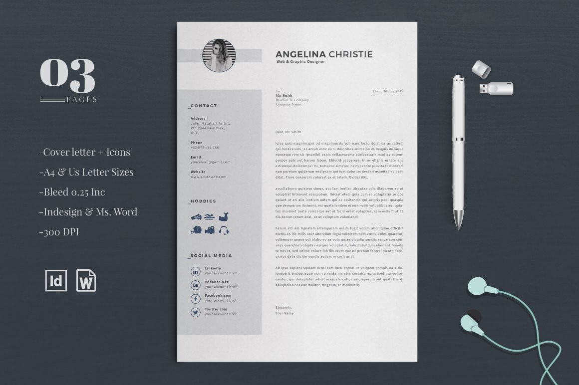 free cover letter template