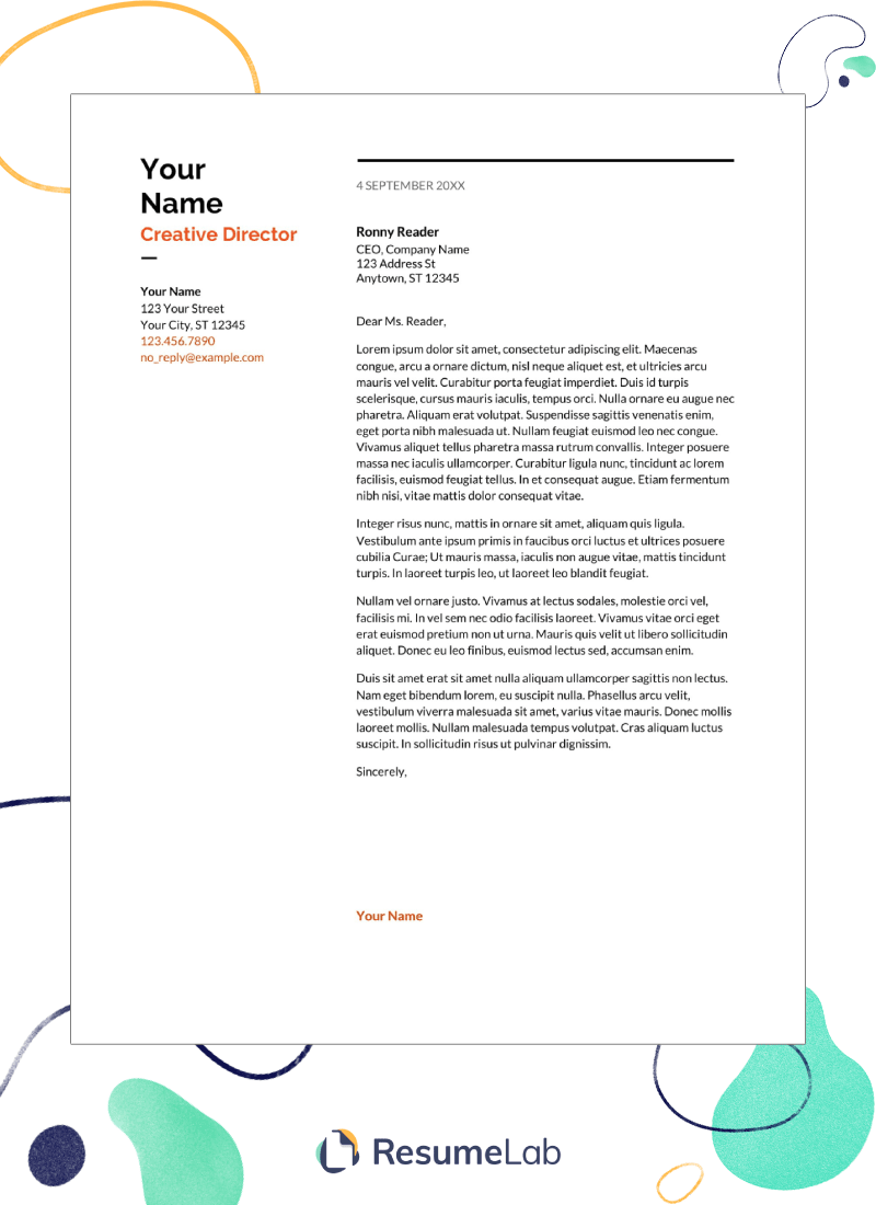 35  Cover Letter Templates to Try Right Now Free Premium