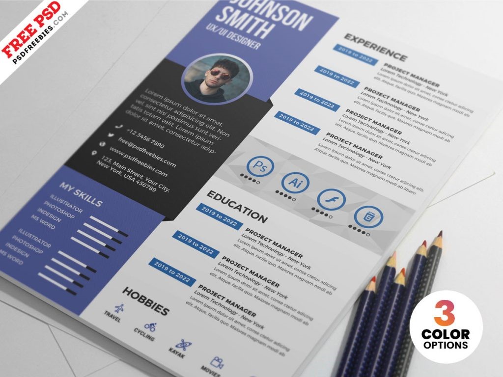 free pages resume templates 2022