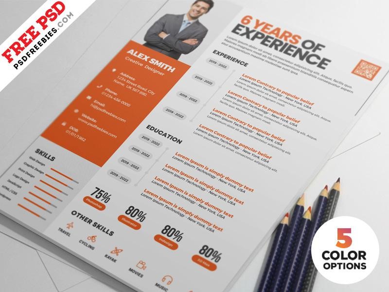 cv templates with photo free download word document
