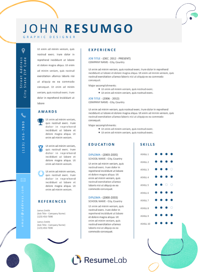 microsoft word cv template free download