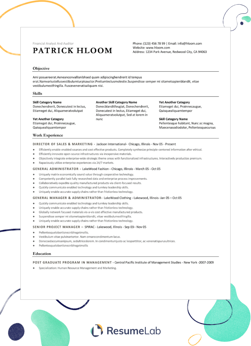 microsoft word resume templates 2013