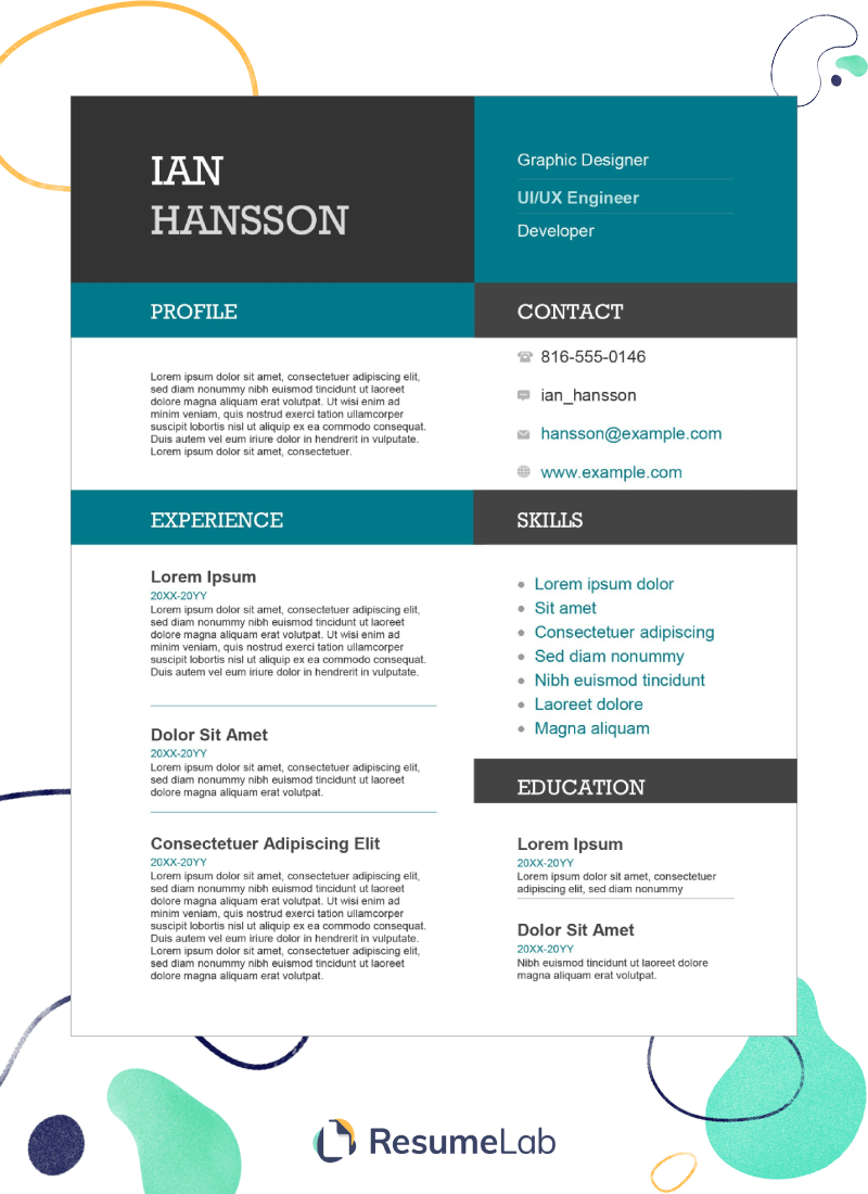 25 Word Resume Templates Free - Free Templates Word 5 1 