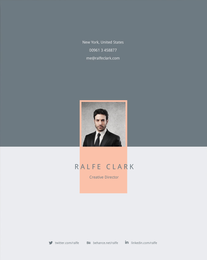 Clever Word Resume Template from Graphicpear