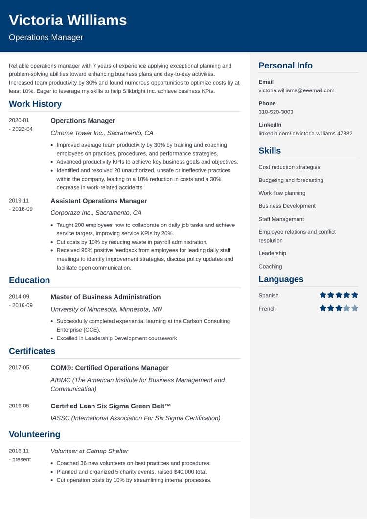 Top 50+ Free Resume Templates For Microsoft Word In 2023