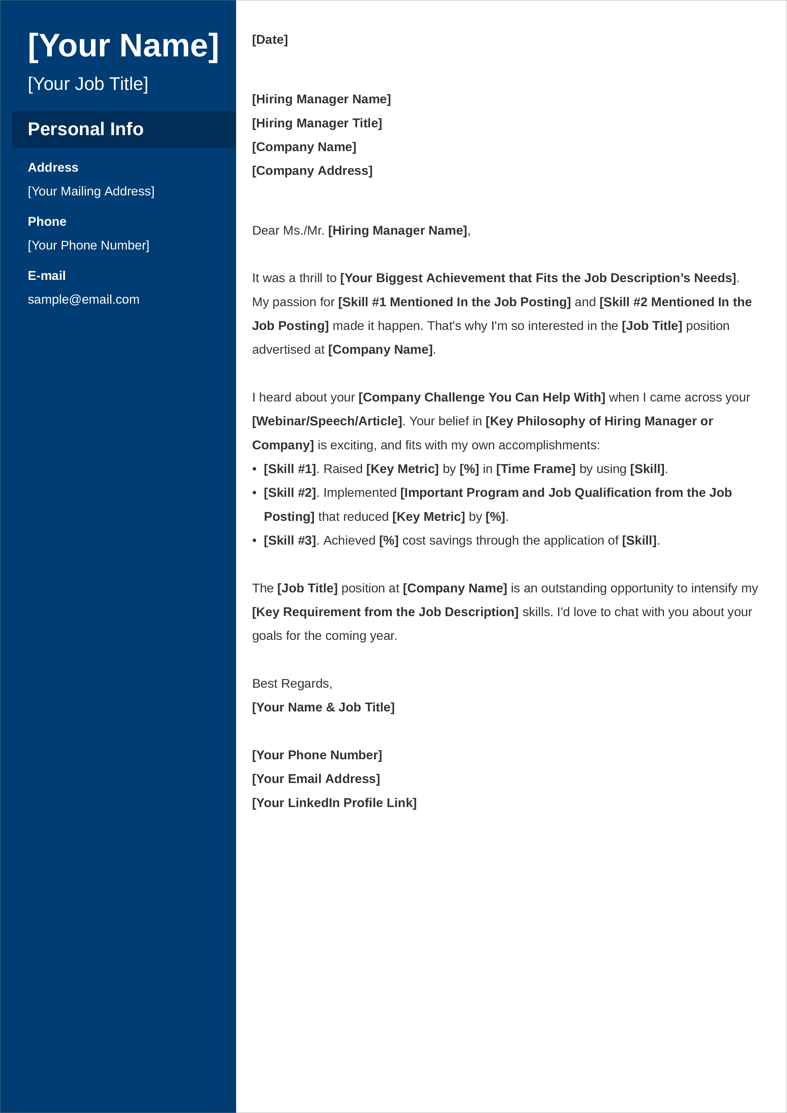 General Cover Letter That's Not Generic: 3 All-Purpose Samples